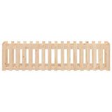 Garden Raised Bed with Fence Design 200x50x50 cm Solid Wood Pine - 45-Degree Angle