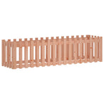 Garden Raised Bed with Fence Design 200x50x50 cm