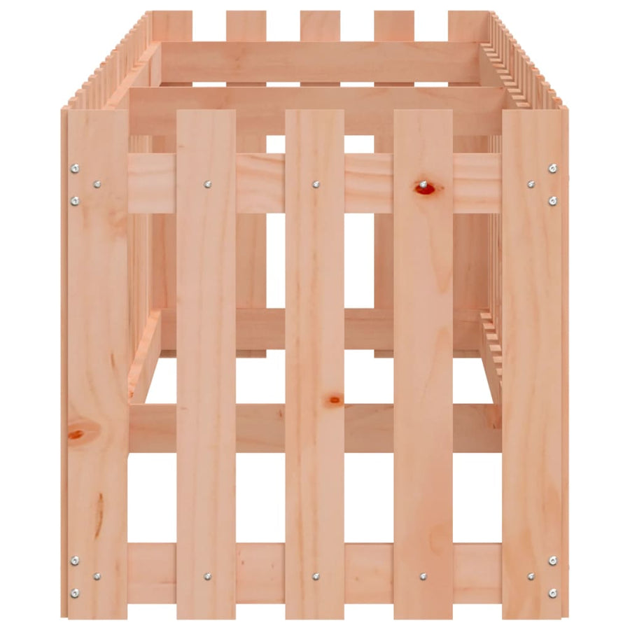Garden Raised Bed with Fence Design 200x50x50 cm