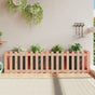 Garden Raised Bed with Fence Design 200x50x50 cm