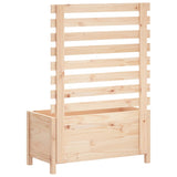 Garden Planter with Rack 79x39.5x114 cm Solid Wood Pine - Top-Down View