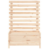 Garden Planter with Rack 79x39.5x114 cm Solid Wood Pine