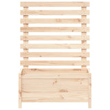 Garden Planter with Rack 79x39.5x114 cm Solid Wood Pine - 45-Degree Angle