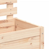 Garden Planter with Rack 79x39.5x114 cm Solid Wood Pine - Close-Up Angle