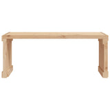 Garden Bench Extendable 212.5x40.5x45 cm Solid Wood Pine - Top-Down View