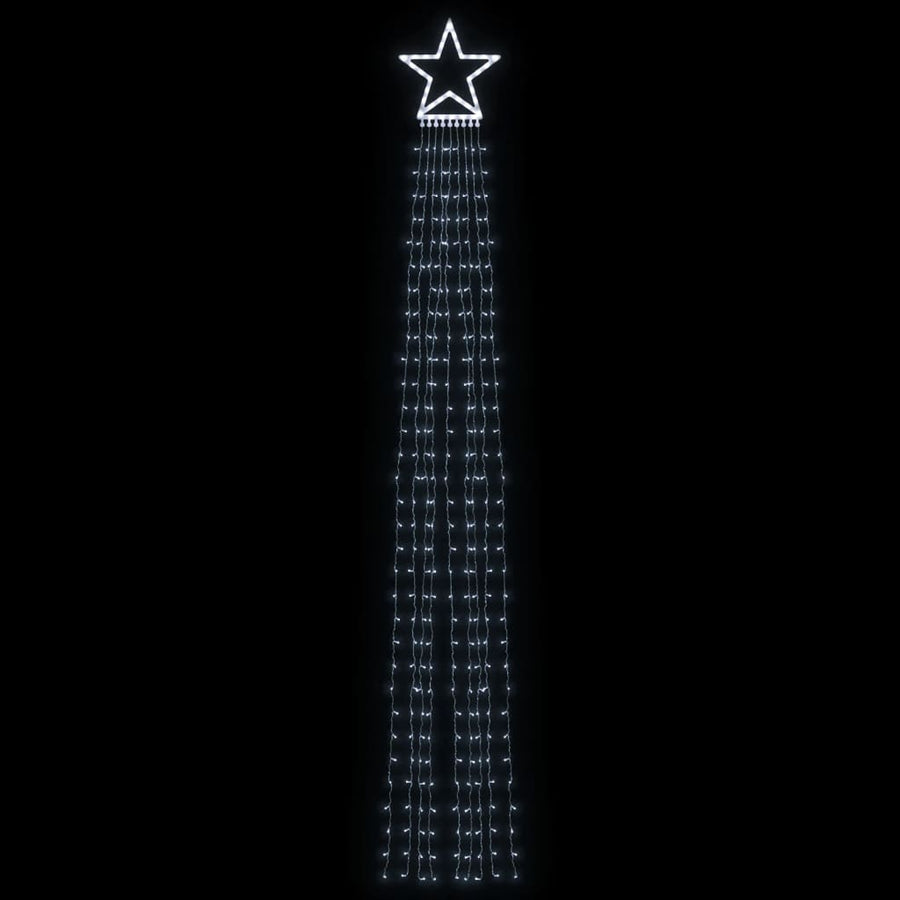 Christmas Tree Light 320 LEDs Cold White 375 cm