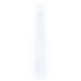 Christmas Tree Light 320 LEDs Cold White 375 cm - Top-Down View