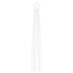 Christmas Tree Light 320 LEDs Cold White 375 cm