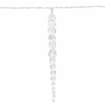 Christmas Icicle Light 100 LEDs Warm White 10 m Acrylic PVC