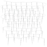 Christmas Icicle Light 200 LEDs Cold White 20 m Acrylic PVC - 45-Degree Angle