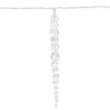 Christmas Icicle Light 200 LEDs Cold White 20 m Acrylic PVC - Rear View