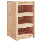 Outdoor Kitchen Cabinets MEPPEL 2 pcs Solid Wood Pine