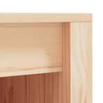 Outdoor Kitchen Cabinets MEPPEL 2 pcs Solid Wood Pine