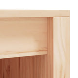 Outdoor Kitchen Cabinets MEPPEL 2 pcs Solid Wood Pine - Rear View