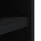 Outdoor Kitchen Cabinets MEPPEL 2 pcs Black Solid Wood Pine - Close-Up Angle