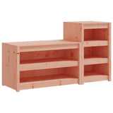 Outdoor Kitchen Cabinets MEPPEL 2 pcs Solid Wood Douglas - Front View