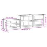Outdoor Kitchen Cabinets MEPPEL 3 pcs Solid Wood Douglas