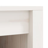Outdoor Kitchen Cabinets MEPPEL 4 pcs White Solid Wood Pine