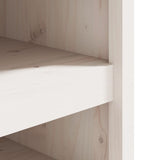Outdoor Kitchen Cabinets MEPPEL 4 pcs White Solid Wood Pine - Extra Image