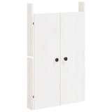 Outdoor Kitchen Cabinets MEPPEL 3 pcs White Solid Wood Pine