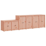 Outdoor Kitchen Cabinets MEPPEL 3 pcs Solid Wood Douglas
