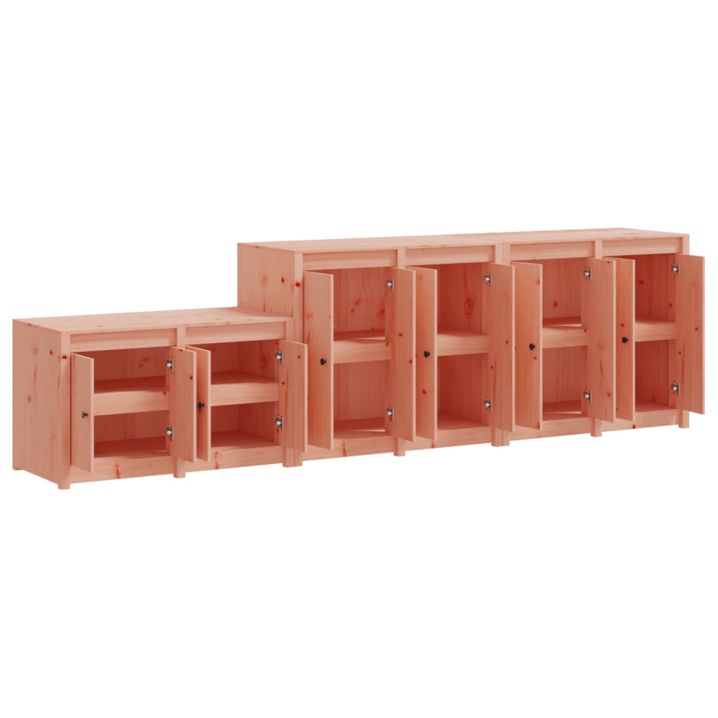 Outdoor Kitchen Cabinets MEPPEL 3 pcs Solid Wood Douglas