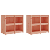 Outdoor Kitchen Cabinets MEPPEL 3 pcs Solid Wood Douglas - 45-Degree Angle
