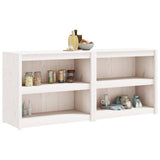 Outdoor Kitchen Cabinets MEPPEL 2 pcs White Solid Wood Pine
