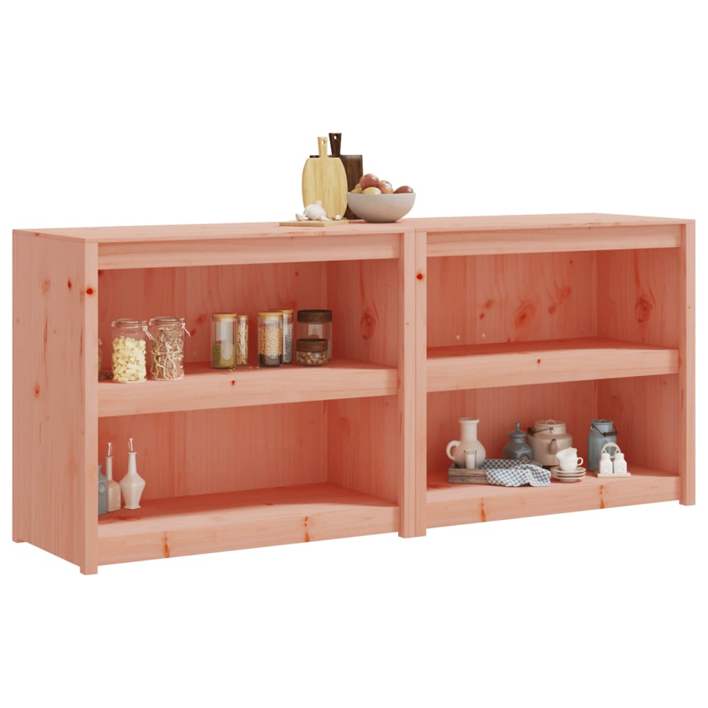 Outdoor Kitchen Cabinets MEPPEL 2 pcs Solid Wood Douglas