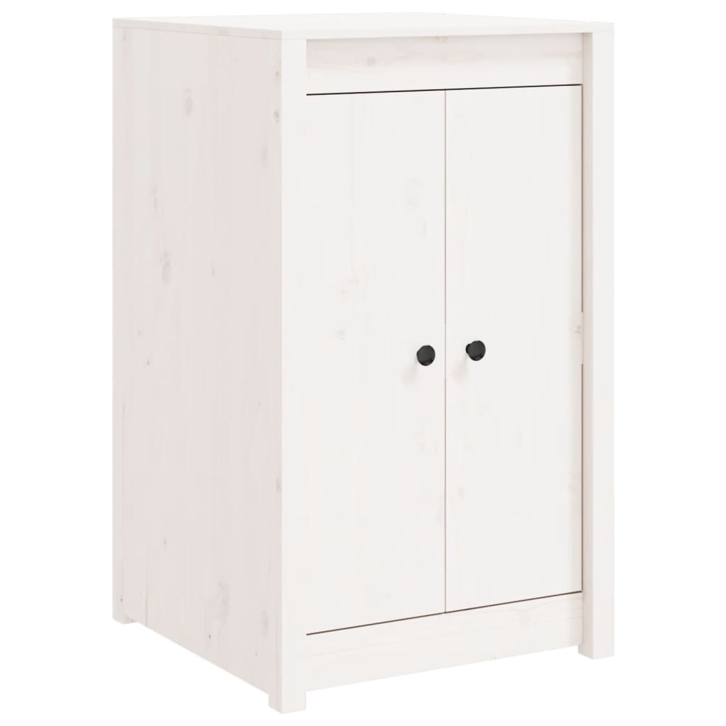 Outdoor Kitchen Cabinet MEPPEL White Solid Wood Pine