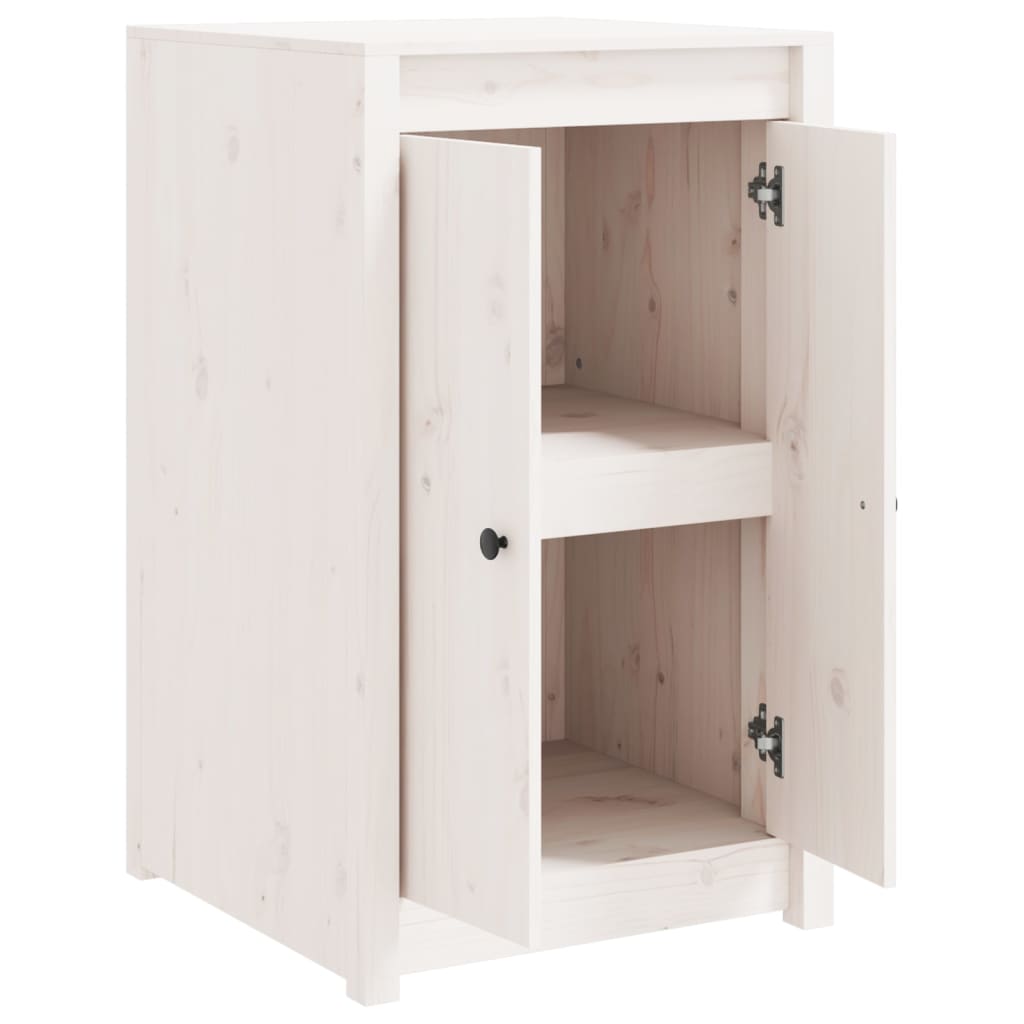 Outdoor Kitchen Cabinet MEPPEL White Solid Wood Pine
