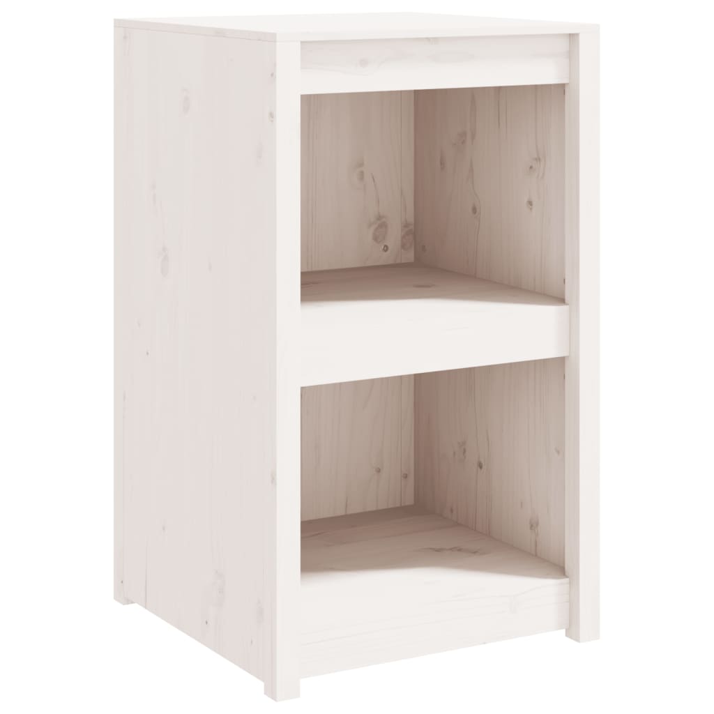 Outdoor Kitchen Cabinet MEPPEL White Solid Wood Pine