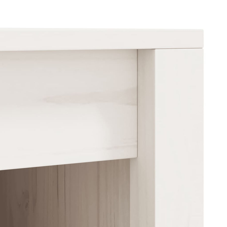 Outdoor Kitchen Cabinet MEPPEL White Solid Wood Pine