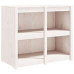 Outdoor Kitchen Cabinet MEPPEL White Solid Wood Pine