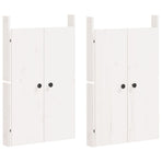 Outdoor Kitchen Cabinet MEPPEL White Solid Wood Pine