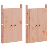 Outdoor Kitchen Cabinet MEPPEL Solid Wood Douglas - Rear View
