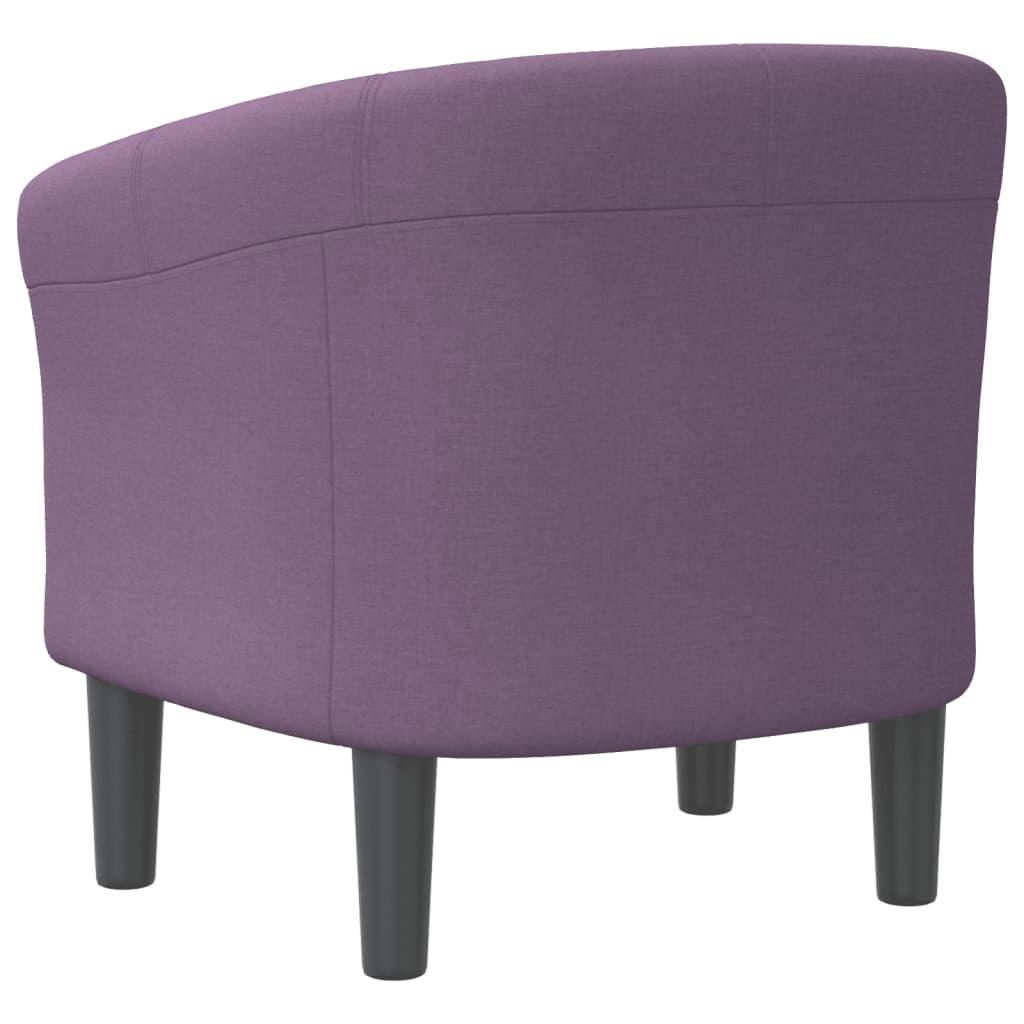 Tub Chair Purple Fabric