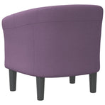 Tub Chair Purple Fabric