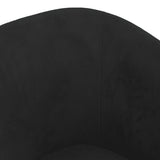 Tub Chair Black Velvet
