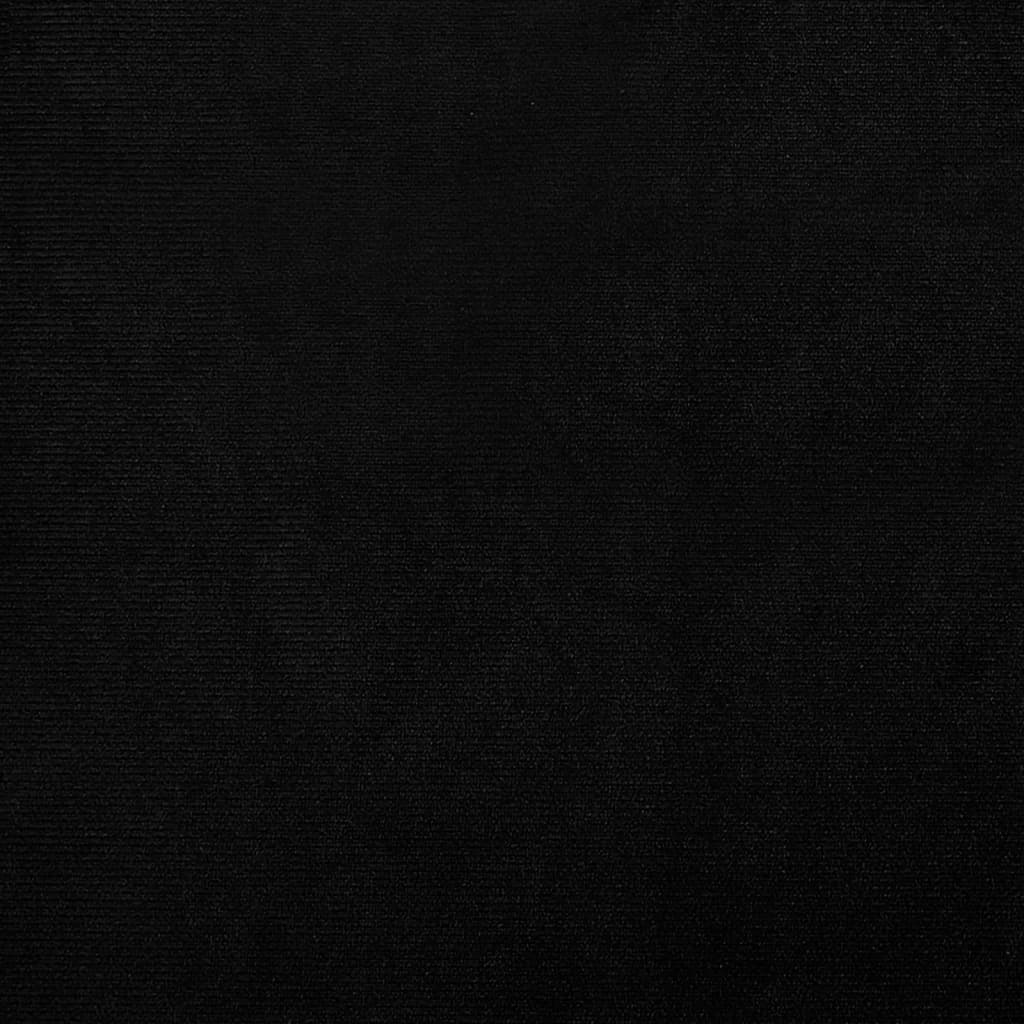 Tub Chair Black Velvet