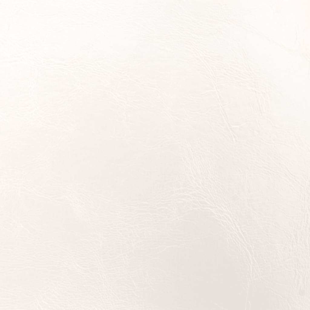Tub Chair White Faux Leather