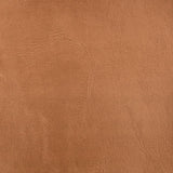 Tub Chair with Footstool Brown Faux Leather - Close-Up Angle