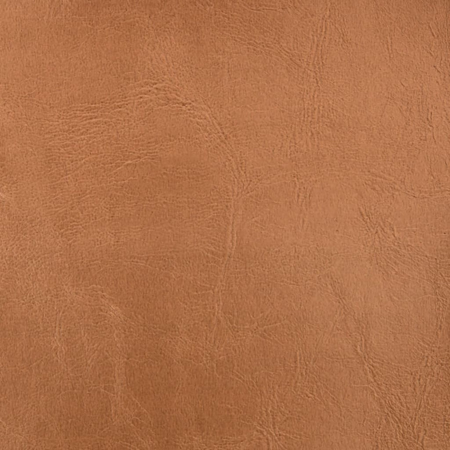 Tub Chair with Footstool Brown Faux Leather