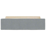 Bed Drawers 2 pcs Light Grey Engineered Wood and Fabric - Top-Down View