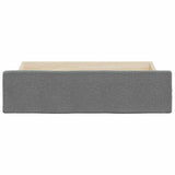 Bed Drawers 2 pcs Dark Grey Engineered Wood and Fabric - Top-Down View
