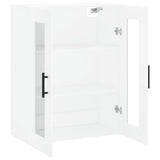 Wall Mounted Cabinet White 69.5x34x90 cm