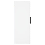 Wall Mounted Cabinet White 69.5x34x90 cm - Low Angle