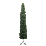 Slim Christmas Tree with Stand 300 cm PVC - Front View