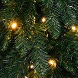Artificial Pre-lit Christmas Tree with 80 LEDs 150 cm - Close-Up Angle