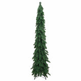 Artificial Pre-lit Christmas Tree with 100 LEDs 180 cm - Top-Down View